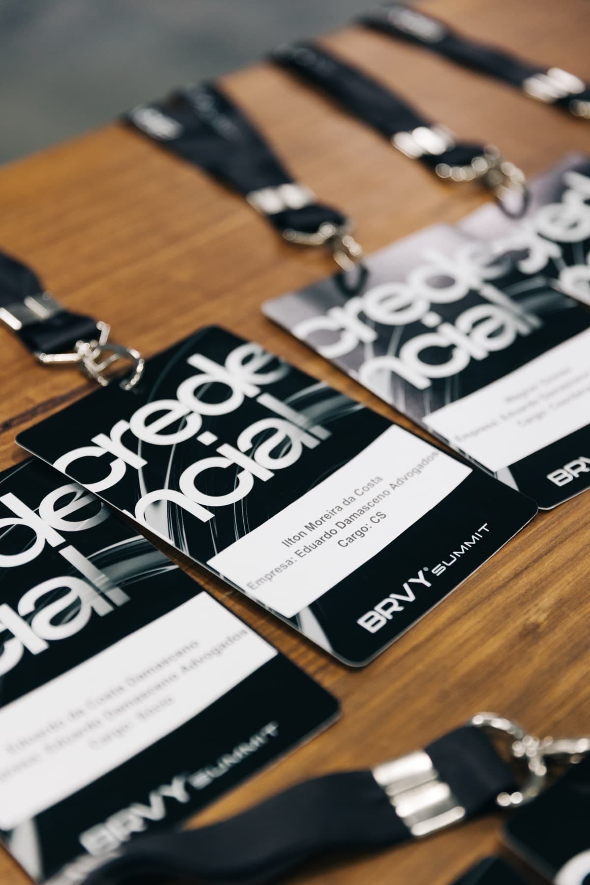 Credenciais personalizadas BRVY Summit