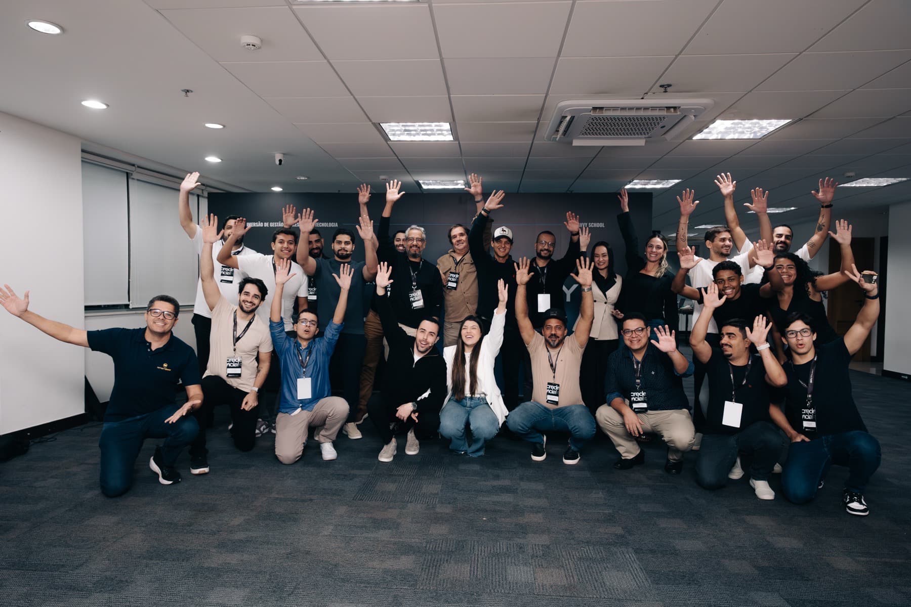 Turma completa da última imersão presencial BRVY School